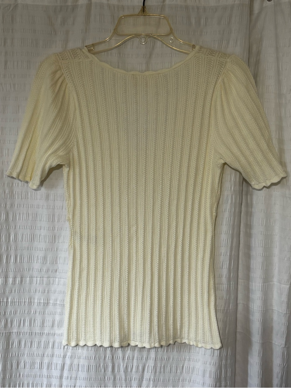 Sezane Cloe Jumper Cream Sz XL - Picture 8 of 11